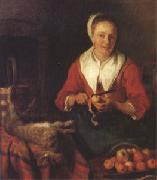 Gabriel Metsu The Busy Cook (nk05) oil painting picture wholesale